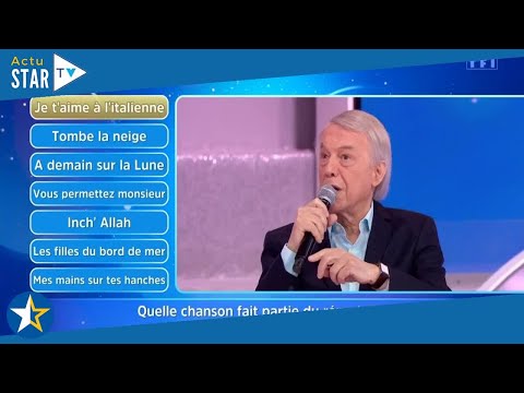 Cette grosse bourde de Salvatore Adamo, invité surprise des 12 Coups de Midi, qui a fait une fausse
