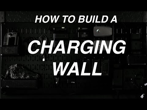 How to Build a Charging Wall                      *Charging Station*