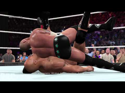 WWE 2K15 Showcase: Hustle, Loyalty, Disrespect pt17 - The Rock Squashes the Company