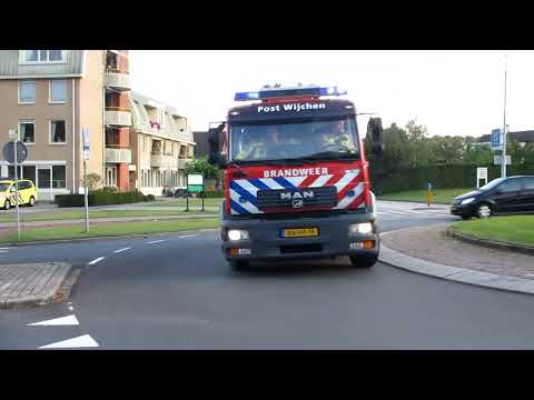 PRIO 1 Scheepsvaartbrand Niftrik met uitruk brandweer Wijchen