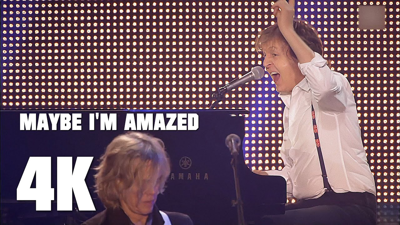 Paul McCartney - Maybe I'm Amazed (Live from the Tokyo Dome, Japan) (4K) - YouTube