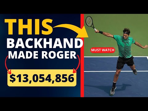 Roger Federer's $13 Million Backhand Transformation