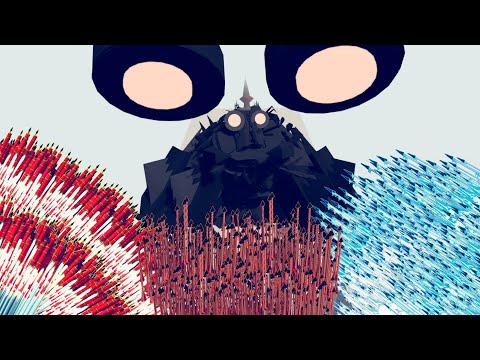 BIG EYES DARK GOLEM VS EVERY GOD | Totally Accurate Battle Simulator TABS