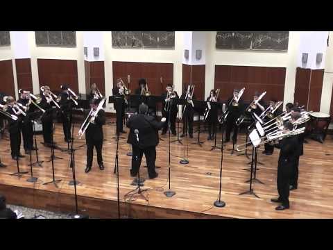 Trombone Choir Performs Aria and Dance with Jeremy Moeller - Merit School of Music Performathon 2013