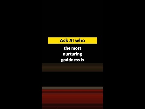 Greek mythology | Ask AI who the most nurturing goddness is #shorts #VIS #myth #AskAI