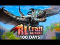 I Spent 100 Days In RLCraft DREGORA In Minecraft