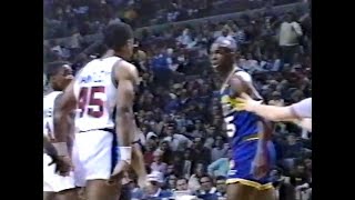 One of Adrian Dantley's Last Games with the Pistons (a casual 25-spot)