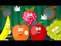 Five Little Fruits | Nursery Rhyme