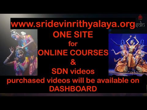 A peep into SDN's digital site - Sridevi Nrithyalaya - Bharathanatyam Dance