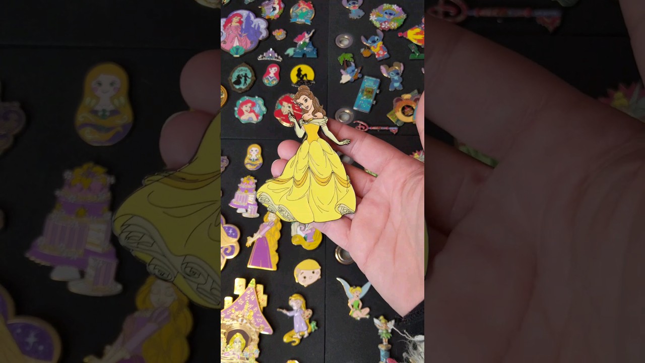 Disney Loungefly Princess Magnetic pin with accessories ✨ Belle ✨ #loungefly #Belle