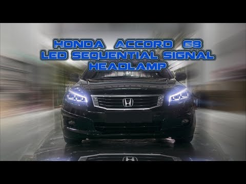 Honda Accord Generation 8 LED Sequential Signal Headlamp