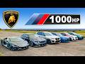 Lambo Revuelto V 1000hp Tuned BMWs DRAG RACE
