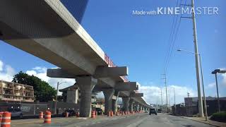 ハワイ・オアフ島 建設中の鉄道 2017年12月版