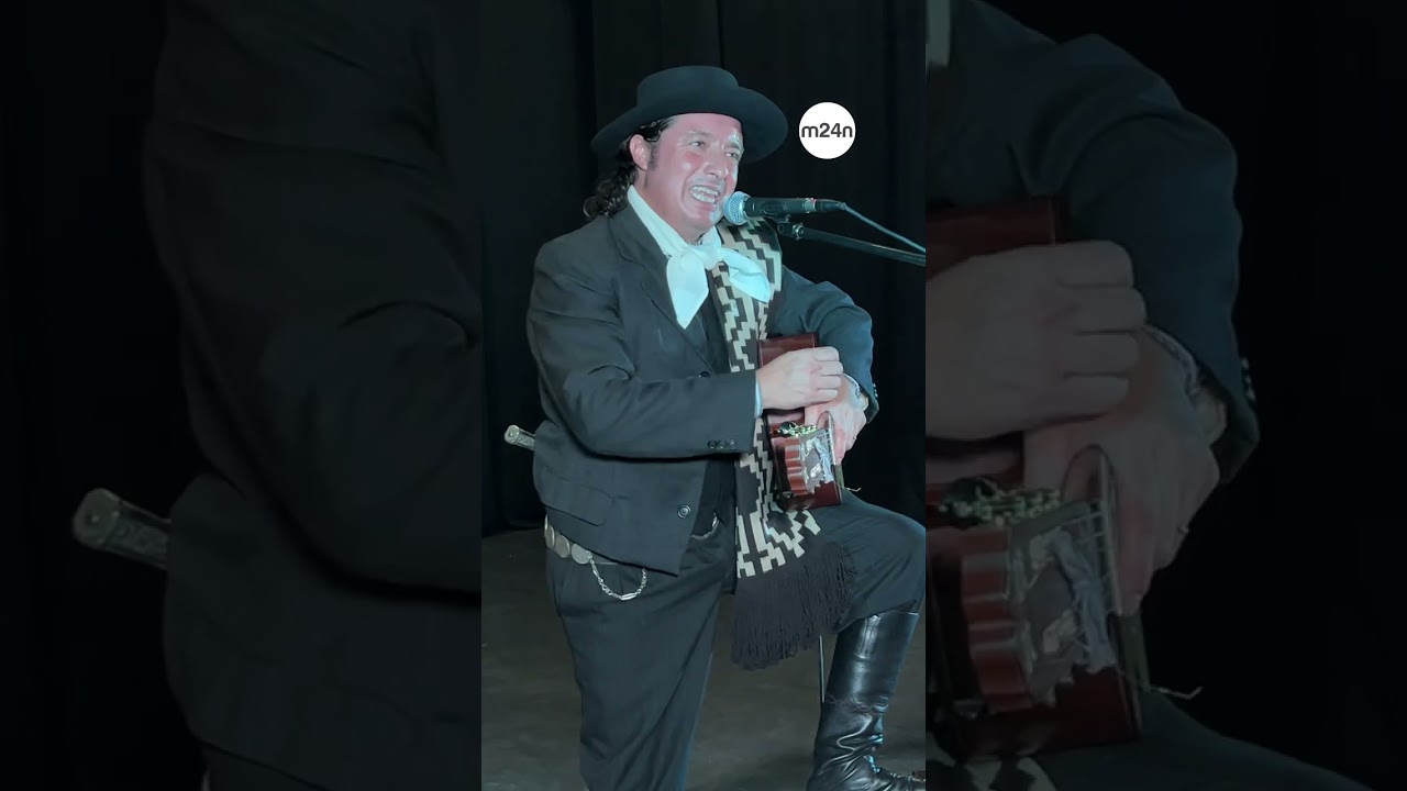 🔴 Espectacular: Nicolás Membriani, anoche, en el 14° Encuentro de Payadores 