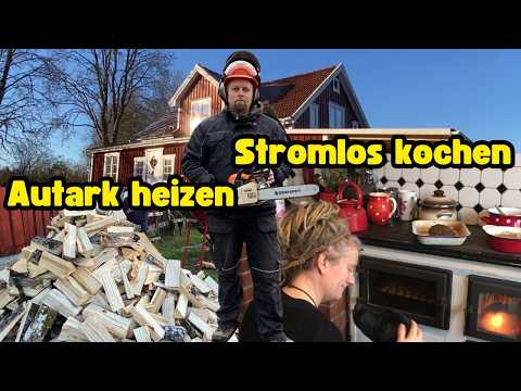 Waldhof: Autark heizen & kochen im Winter mit Küchenhexe