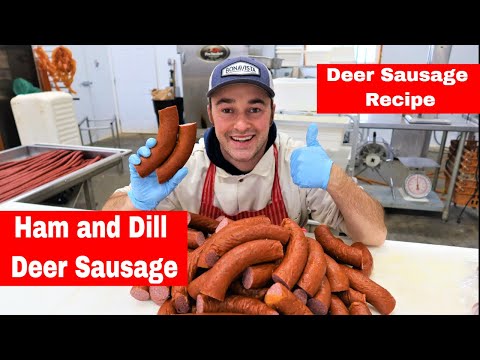 Deer Sausage Recipe. Ham and Dill Deer Sausage!