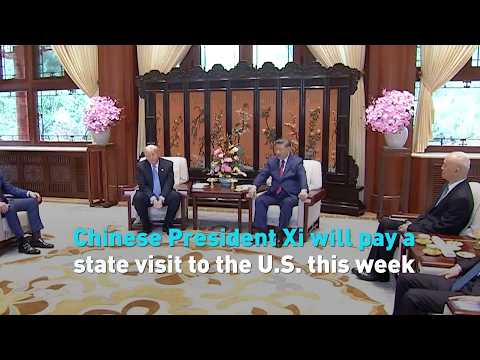Chinese President Xi will pay a state visit to the U.S. this week