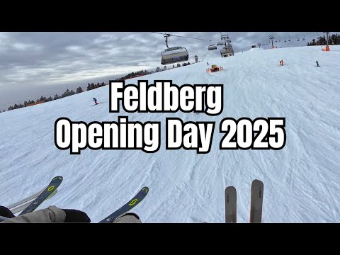 Skiing Feldberg in the Black Forest - Opening Day 2025!