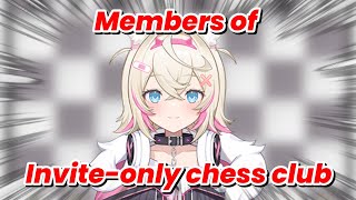 Mococo's chess experience shocked everyone [Hololive/Advent/Justice] [EngSub]