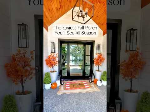 The Easiest Fall Porch Decor You’ll See All Season 🍁🍃