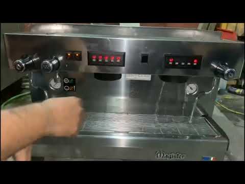 Magister coffee machine :How to operate and program double group #coffee #cappuccino #latteart #bar.