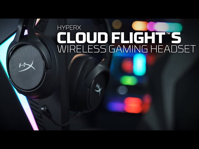 HyperX Cloud Flight S Auriculares Inalámbricos Gaming 7.1 Negro video