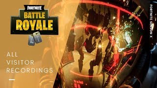 Fortnite Season X: ALL Visitor Recording Locations (Moisty, Gotham, Greasy, Starry, & Retail)