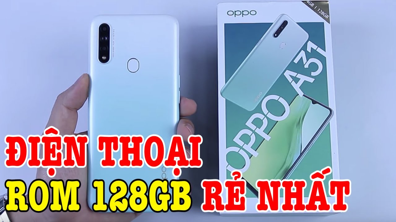 Mở hộp OPPO A31 2020 ROM 128GB GIÁ RẺ NHẤT của OPPO