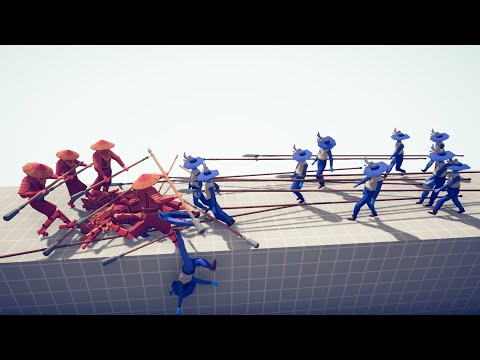 Monk vs  Pike - Totally Accurate Battle Simulator TABS