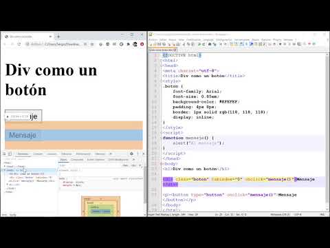 HTML: Convertir "algo" en un botón