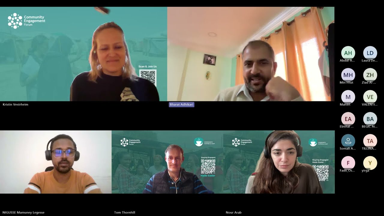 CEF Coffee and Chat: Community Resource Centres - From a Humanitarian Space to a Community Asset