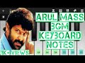 Arul Mass Bgm Chiyaan Vikram Harris Jayaraj Arul Keyboard Notes Wifi Musicz