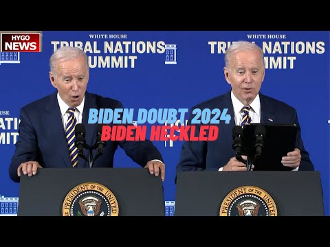 Beg your pardon? Biden mistakenly believes he's being heckled, I was getting a little worried