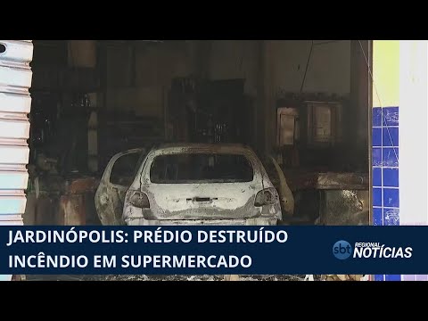 Polícia investiga incêndio em supermercado em Jardinópolis (09/10/25)