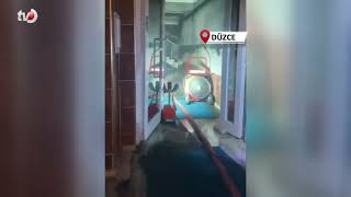 Apartmanda Çıkan Yangında 1 Kişi Dumandan Etkilendi