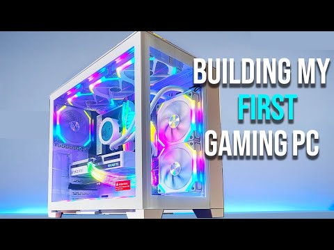 Building My First Gaming PC With No Experience  *ALL WHITE BUILD*