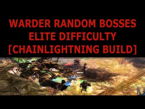 WARDER RANDOM BOSSES ELITE DIFFICULTY [LIGHTNING BUILD]