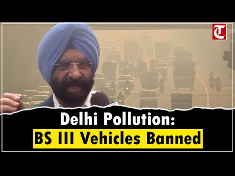 Manjinder Singh Sirsa Reviews Delhi Pollution | Criticizes Old Govt, Announces BS III Ban