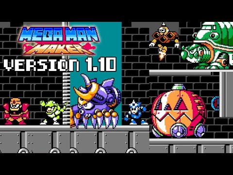 All NEW Bosses in Mega Man Maker 1.10!