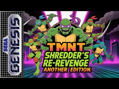 TMNT Shredder’s Re-Revenge Another Edition | Streets of Rage 2 Hack | SEGA Genesis