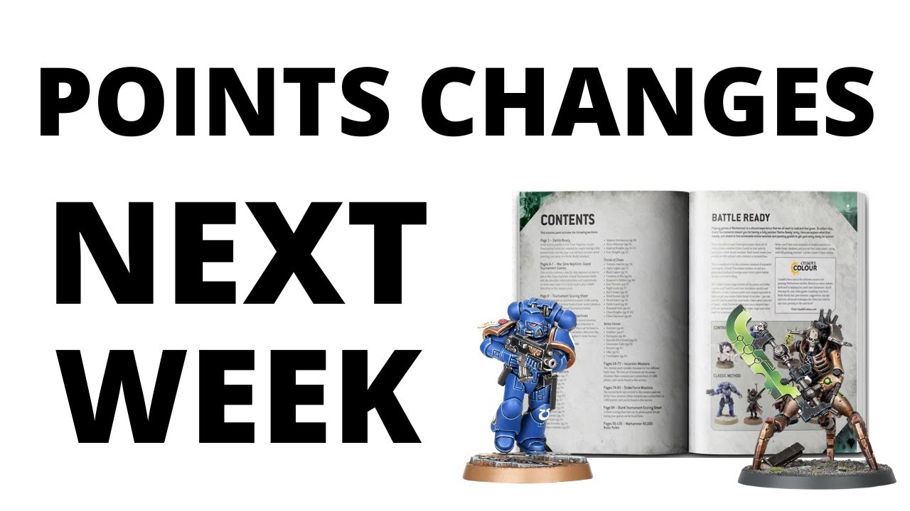 Points Changes Next Week? Chapter Approved Announced with 40K Game Changes...