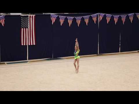 USA Gymnastics OPEN. Natasha Furman. Level 5 Floor. 2nd Place.
