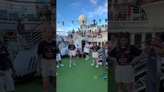 Sail away games onboard P&O Pacific Adventure #pandocruises #cruiselife #mermaidcommunity