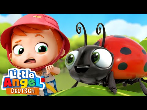 So viele Insekten! | Das Käfer-Lied | Little Angel Deutsch – Kinderlieder