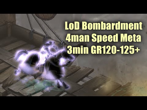 Super Strong LoD Bombardment Sader 4man Speedmeta - GR120-125+ in 3min! (Season 24)
