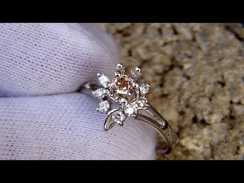 Natural Brown Chocolate Diamond Engagement Ring