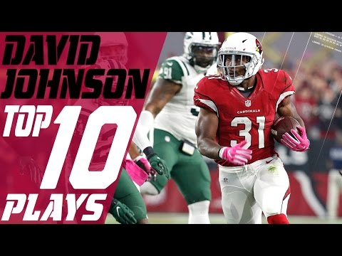 David Johnson's Top 10 Plays of the 2016 Season | Arizona Cardinals | NFL Highlights