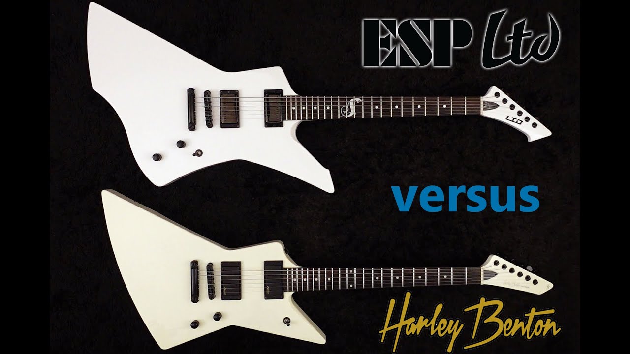 Harley Benton EX-84 --VS-- LTD Snakebyte - YouTube