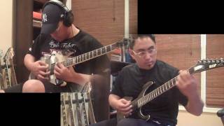 Public Display of Dismemberment - Slayer - Guitar Cover with solos by Freddy Delacruz ESP SRC STEF-6