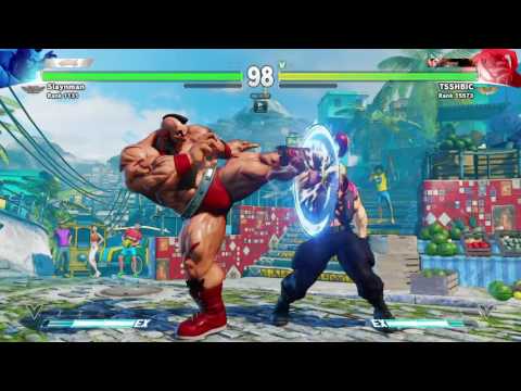SFV: Zangief vs nash example 1